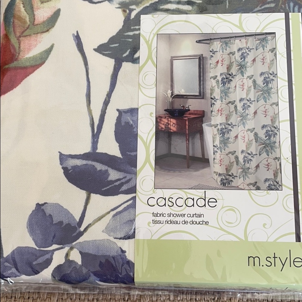 Floral Shower Curtain by Cascade